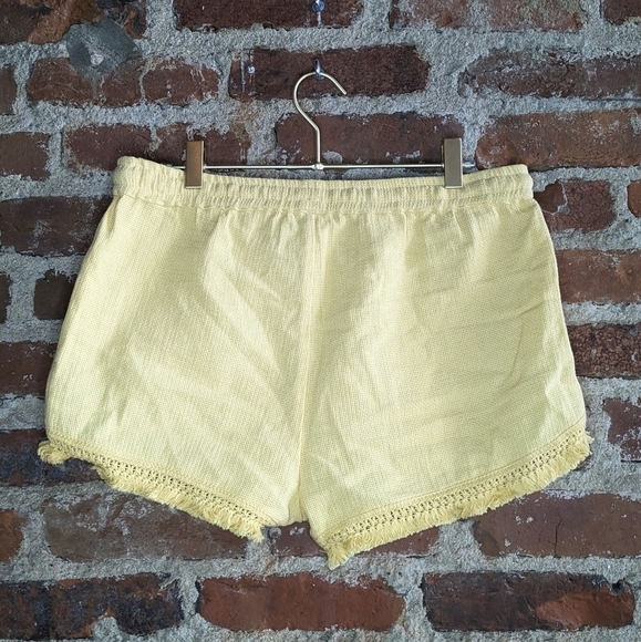 NWT‎ ban-jaja Large Pale-ish Yellow Woven Shorts - Picture 5 of 8